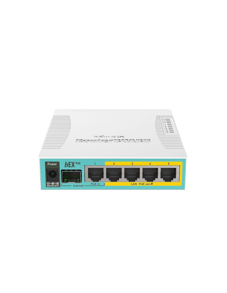 MikroTik RouterBOARD hEX PoE 5-Port RJ45 + 1-Port SFP Gigabit Router