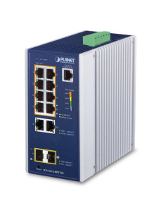 IGS-4215-8P2T2S Industrial Managed Switch 8-Port 10/100/1000T 802.3at PoE + 2-Port 10/100/1000T + 2-Port 100/1000X SFP