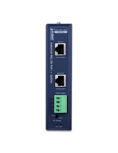 ipoe-173s  - Buy Planet Industrial Single-Port 10/100/1000Mbps 802.3bt PoE++ Splitter | WISP