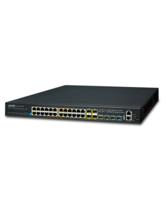 Planet SGS-6341-24P4X | Buy Planet SGS-6341-24P4X 24G 802.3at PoE + 4G SFP Stackable Layer 3 Managed Switch | WISP Australia