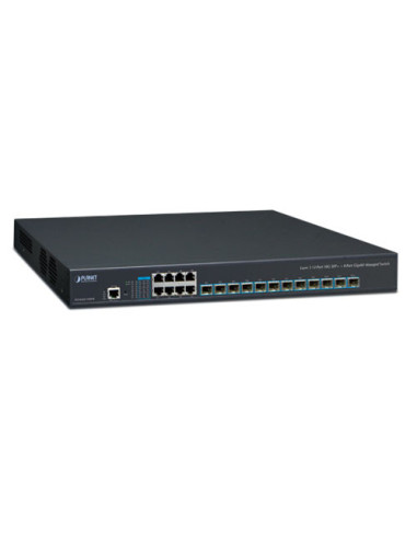 Planet XGS-6350-12X8TR | Buy Planet XGS-6350-12X8TR Layer 3 12 Port 10G SFP+ Managed Switch - Dual 100~240V AC Redundant Power |