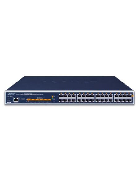 Planet UPOE-1600G | Buy Planet UPOE-1600G 16-Port Gigabit 802.3bt PoE++ Managed Injector Hub (600 watts) | WISP Australia