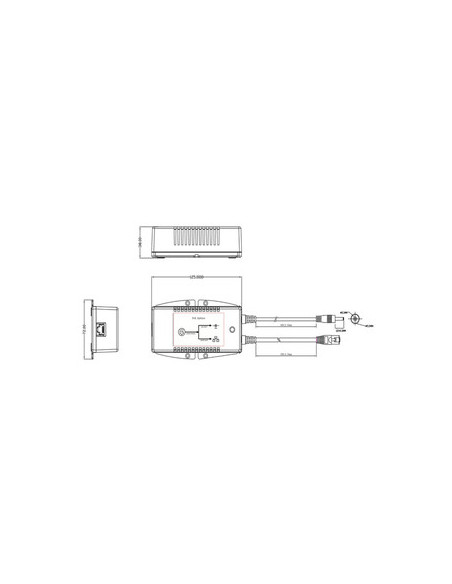 Tycon POE-SPLT-2424AC-G | Buy POE-SPLT-2424AC-G Tycon 24V Pasv PoE IN,24VAC 40W OUT,GigE Splitter | WISP Australia