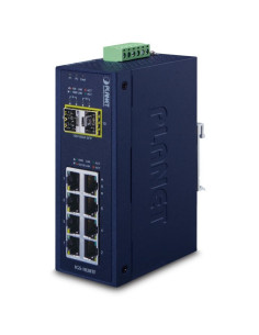 PLANET Industrial 8-Port 10/100/1000T + 2-Port SFP Gigabit Ethernet Switch