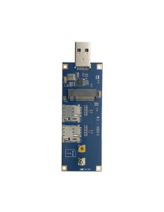 M2-USB3-ADAPTER | Buy M2-USB3-ADAPTER M.2 to USB 3.0 Adapter Board dual SIM Card compatible with 4G modules | WISP Australia