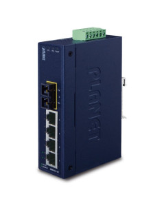 PLANET Industrial 4-Port 10/100TX + 1-Port 100FX Gigabit Ethernet Switch