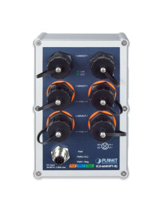 PLANET Industrial IP67 4-Port 30W 802.3at PoE + 2-Port RJ45 Managed Gigabit Switch
