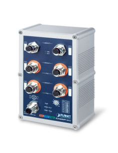 PLANET Industrial IP67 Rated 4-Port 10/100/1000T 802.3at PoE + 2-Port 10/100/1000T Managed Ethernet Switch