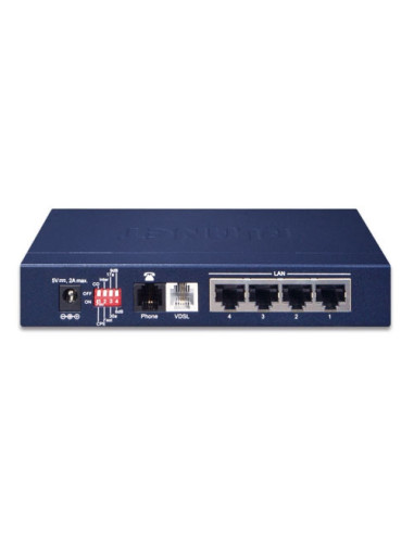 PLANET 4-Port 10/100TX Ethernet to 2-Port RJ11 VDSL2 Bridge