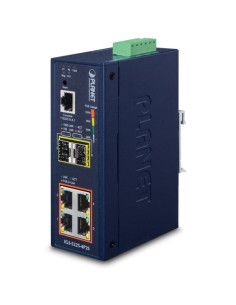PLANET Industrial 4-Port 30W 802.3at PoE + 2-Port SFP Managed Switch