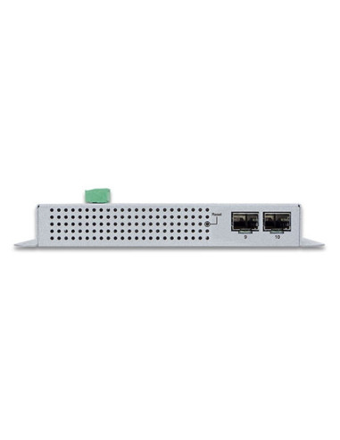 PLANET Industrial 8-Port 10/100/1000T+ 2-Port SFP Wall Mount Managed Switch with LCD Touch Screen