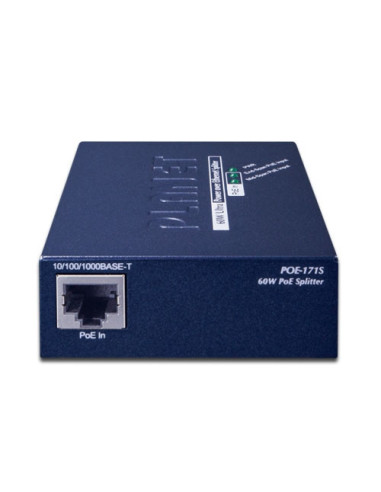 PLANET 60W 802.3at Gigabit PoE 12V/19V/24V Splitter