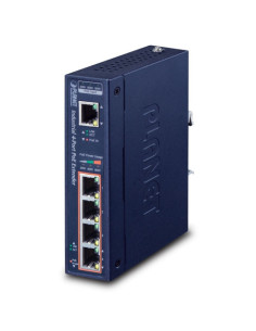 PLANET Industrial 60W 802.3bt to 4-Port 60W 802.3at Gigabit PoE Extender