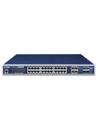 PLANET GS-5220-24UPL4XR | Buy PLANET GS-5220-24UPL4XR L3 24-Port 10/100/1000T, PoE + 4-Port 10G SFP+ Managed Switch | WISP