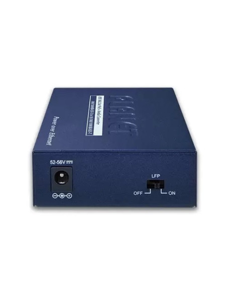 PLANET GTP-805A | Buy Planet GTP-805A 100/1000BASE-X to 10/100/1000BASE-T 802.3at PoE+ Media Converter (mini-GBIC, SFP)| WISP Au