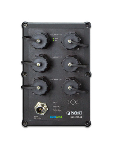 Planet IGS-5227-6T | Buy Planet IGS-5227-6T I Industrial IP67-rated 6-Port 10/100/1000T Managed Ethernet Switch |Wisp