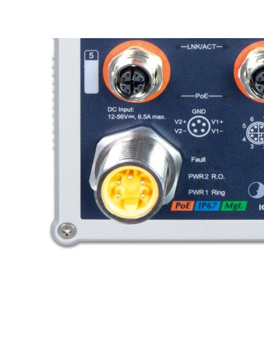 IGS-5227X-4P2T |Buy Planet IGS-5227X-4P2T Industrial IP67-rated Layer 2 + 4-PortT 802.3at PoE+ 2-Port T Managed Switch| Wisp
