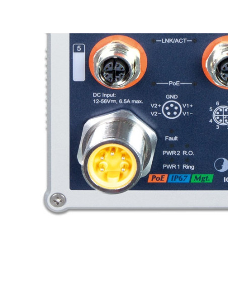 IGS-5227X-4P2T |Buy Planet IGS-5227X-4P2T Industrial IP67-rated Layer 2 + 4-PortT 802.3at PoE+ 2-Port T Managed Switch| Wisp