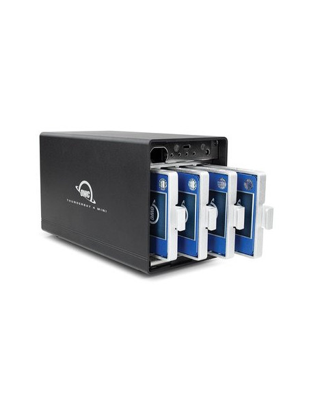 OWCTB3QMSR00GB | Buy OWC ThunderBay 4 mini Four-Bay Thunderbolt External Storage Enclosure with SoftRAID XT for 2.5-inch SATA Dr