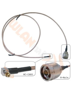 MC-Card to N Male Bulkhead Pigtail 20cm