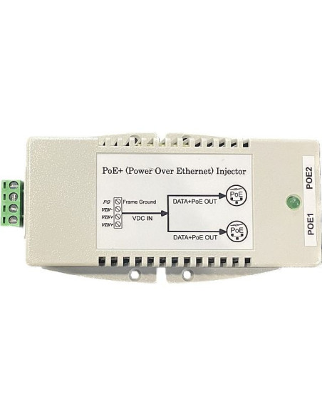 TP-DCDC-1248GDx2-HP | Buy Tycon 10-15VDC Input Dual Gigabit 56V 802.3at Output 42W Converter | WISP Australia