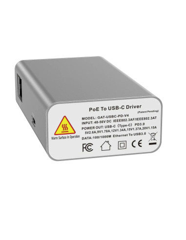GAT-USBC-PD-V4 |  Buy GAT-USBC-PD-V4 PoE to USB-C-PD Power + Gigabit Data | Wisp Australia