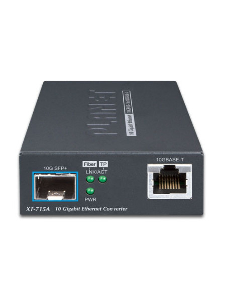 Planet   XT-715A | Planet XT-715A 10GBASE-T to 10GBASE-X SFP+ Media Converter | WISP Australia