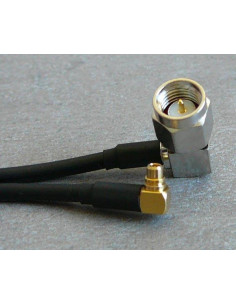 MMCX to SMA Male Bulkhead Pigtail 15cm