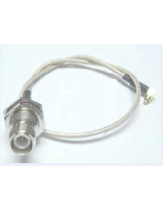 RP-TNC Female to MC-Card Male Right Angle Pigtail 15cm