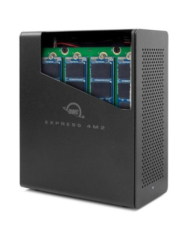 OWCTB3EX4M2 | Buy OWC Express 4M2 Four-Slot Thunderbolt (40Gb/s) NVMe M.2 SSD Enclosure for NVMe M.2 2280 SSDs | WISP