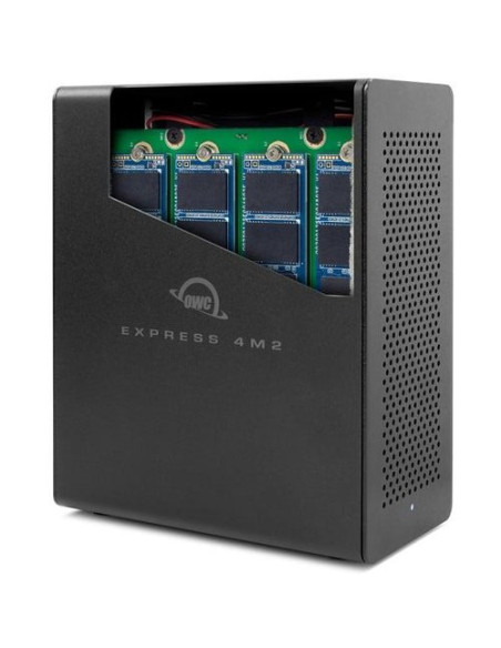 OWCTB3EX4M2SL | Buy OWC Express 4M2 Four-Slot Thunderbolt (40Gb/s) NVMe M.2 SSD Enclosure with SoftRAID XT for NVMe M.2 2280 SSD