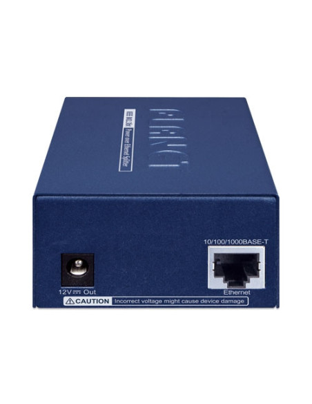 Planet POE-173S-12V | Buy POE-173S-12V Planet 1 port 10/100/1000 Mbps 802.3bt PoE++Splitter|Wisp Australia