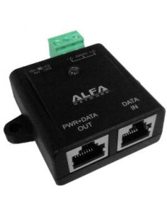 APOE03G Alfa Industrial Dual Gigabit Passive PoE Injector