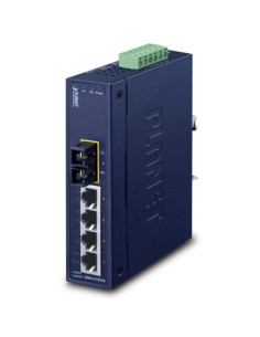 ISW-511TS15-Planet IP30, 4+1 100FX Port Single-mode Industrial Ethernet Switch