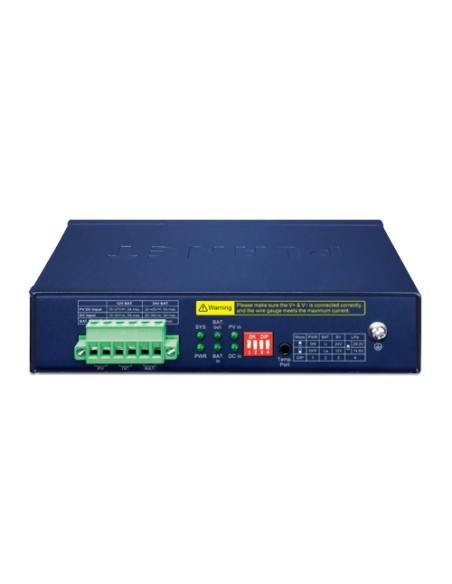 Planet BSP-115HP-5A | Buy Planet 5-Port Hybrid PoE Solar PoE Switch with 1-Port 1000X SFP | WISP