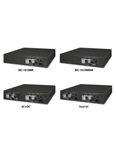 Planet MC-1610MR | Buy Planet MC-1610MR (AC Power) 19″ 2U 16-Slot Managed Media Converter Chassis| WISP Australia