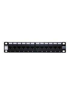 Amdex DA10-12P-C6| Buy Amdex DA10-12P-C6 Cat.6 12Port 10 inch Patch Panel (UTP)/ Krone Type| WISP Australia