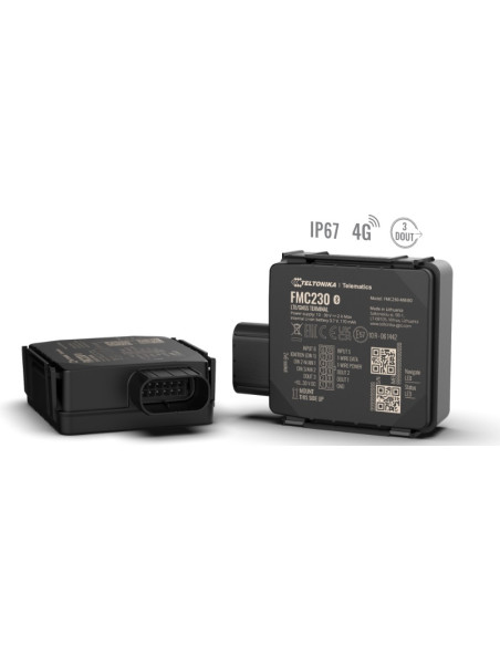 Teltonika FMC230 | Buy Teltonika FMC230 Water-resistant realible 4G (LTE Cat 1) connection with fallback to 2G (GSM) network | W
