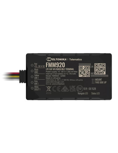 Teltonika FMM920 | Buy Teltonika FMM920 Small and Smart GPS tracker with 4G CAT M1 Connectivity | WISP Australia