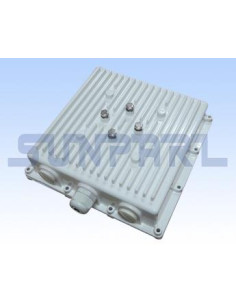 Die cast enclosure Aluminium, IP66, 2 antenna connectors