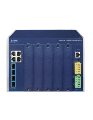 Planet IMS-6325-5| Buy Planet IMS-6325-5 Industrial Layer 3 DIN-rail 5-Slot Modular Managed Ethernet Switch | WISP Australia