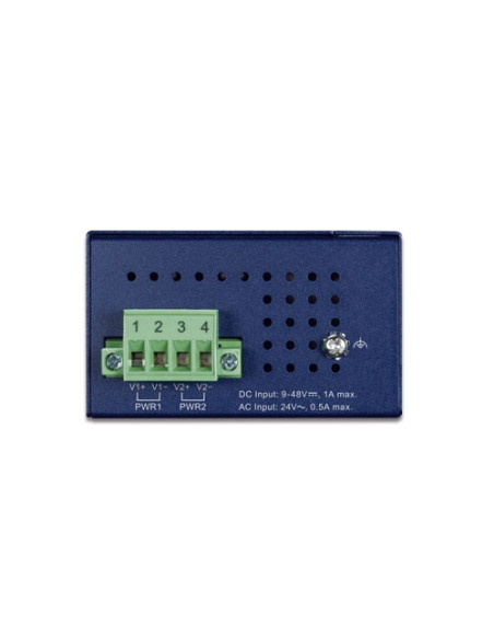 Planet IGS-820TF| Buy IGS-820TF Compact Industrial 6-Port 10/100/1000T + 2-Port 1000X SFP Gigabit Switch, IP30, Wide 9-48V DC, -
