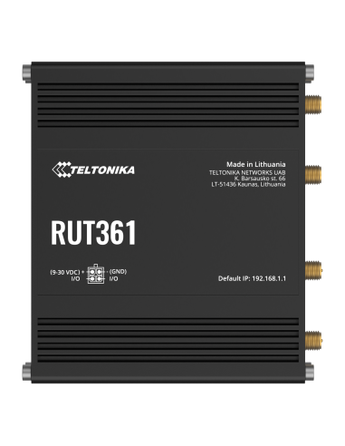 Teltonika RUT361 |Teltonika RUT361 4G LTE Cat 6 Wi-Fi 801.11 b/g/n WAN Failover Industrial Cellular Router| WISP Australia