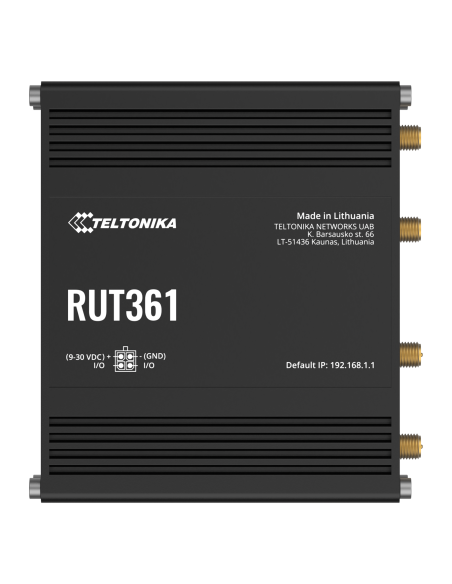 Teltonika RUT361 |Teltonika RUT361 4G LTE Cat 6 Wi-Fi 801.11 b/g/n WAN Failover Industrial Cellular Router| WISP Australia