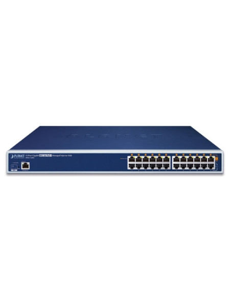 HPOE-1200G | Planet HPOE-1200G, 12 port 802.3at PoE + Managed Injector Hub| WISP Australia