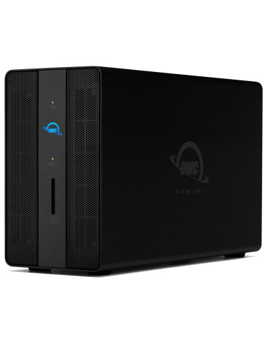 OWC OWCTB3GM000| OWCTB3GM000 Gemini Thunderbolt 3 RAID Dock – Dual-Bay SATA/U.2, 7-Port Hub, 2.5GbE, HDMI|Wisp Australia