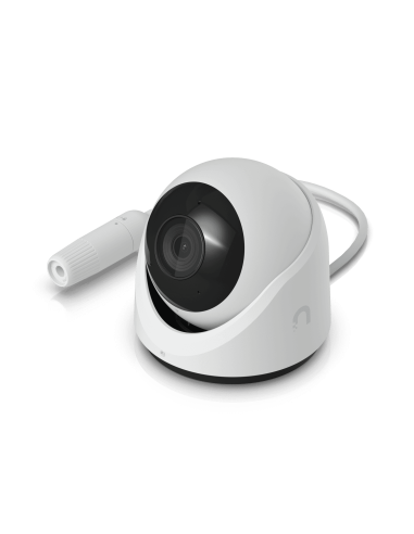 Ubiquiti UniFi UVC-G6-Turret-W Outdoor 4K PoE camera with 8MP sensor, AI-powered detection and flexible 3-axis installation