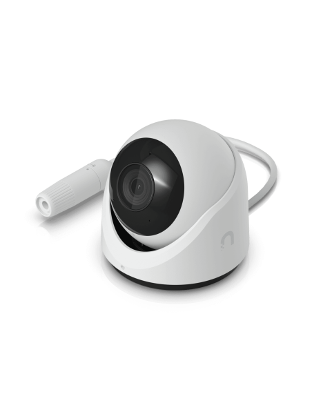 Ubiquiti UniFi UVC-G6-Turret-W Outdoor 4K PoE camera with 8MP sensor, AI-powered detection and flexible 3-axis installation