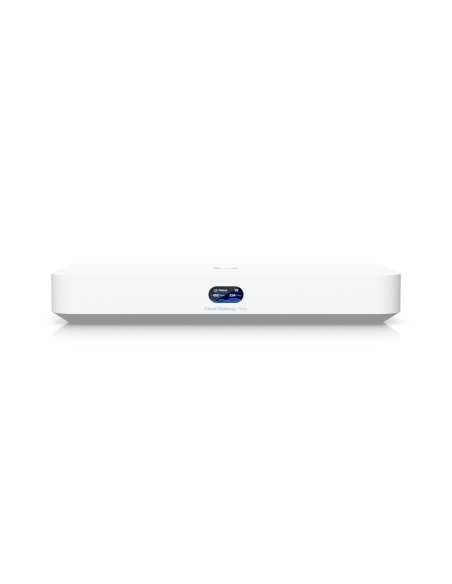 Ubiquiti UCG-Fiber|UCG-Fiber Desktop 10G Cloud Gateway with 4-Port 2.5 GbE Switch, Selectable NVR Storage and Full UniFi Apps Su