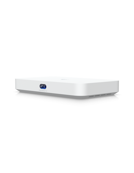 Ubiquiti UCG-Fiber|UCG-Fiber Desktop 10G Cloud Gateway with 4-Port 2.5 GbE Switch, Selectable NVR Storage and Full UniFi Apps Su